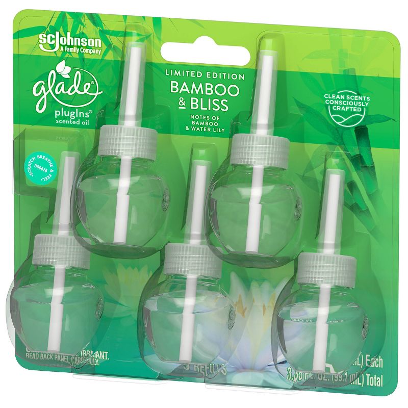 Glade Bamboo Bliss PlugIns Refill - 5ct
