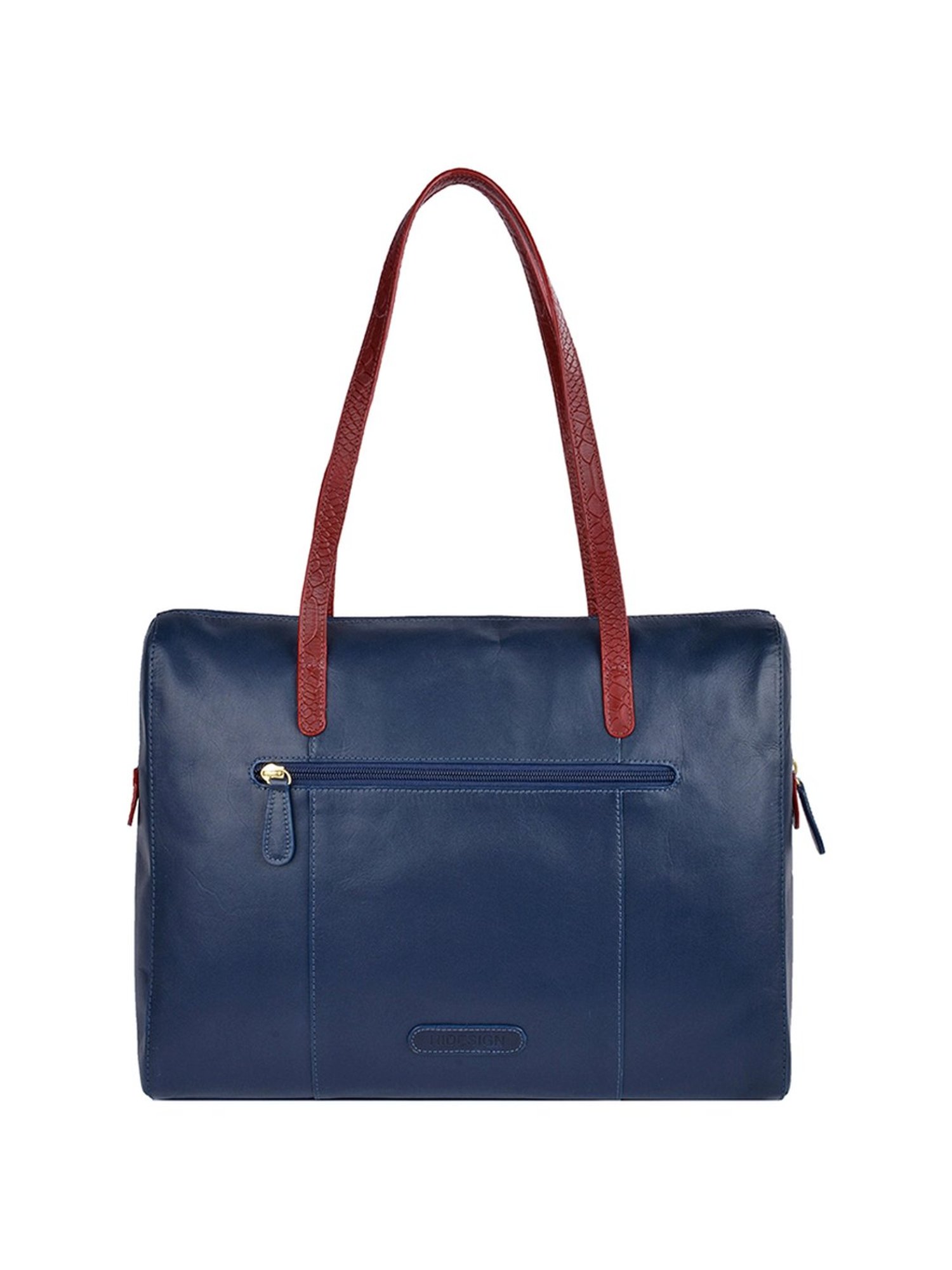 Hidesign Ee London 01 Navy Solid Medium Laptop Handbag