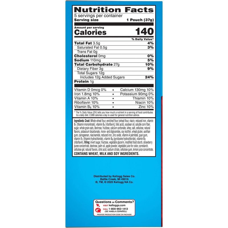 Nutri-Grain Kids Strawberry Blast Breakfast Bars- 5ct