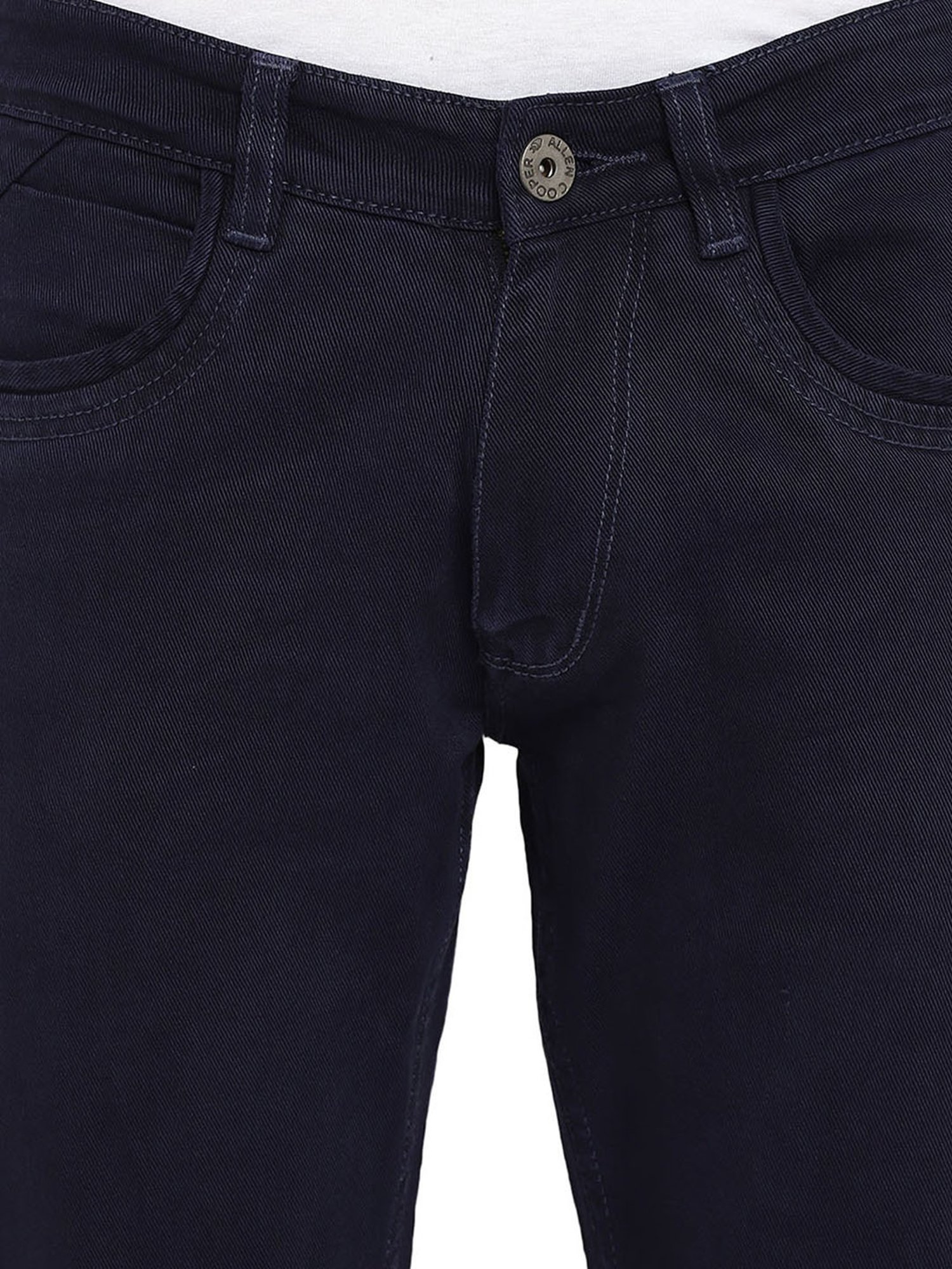 Allen cooper Blue Regular Fit Jeans