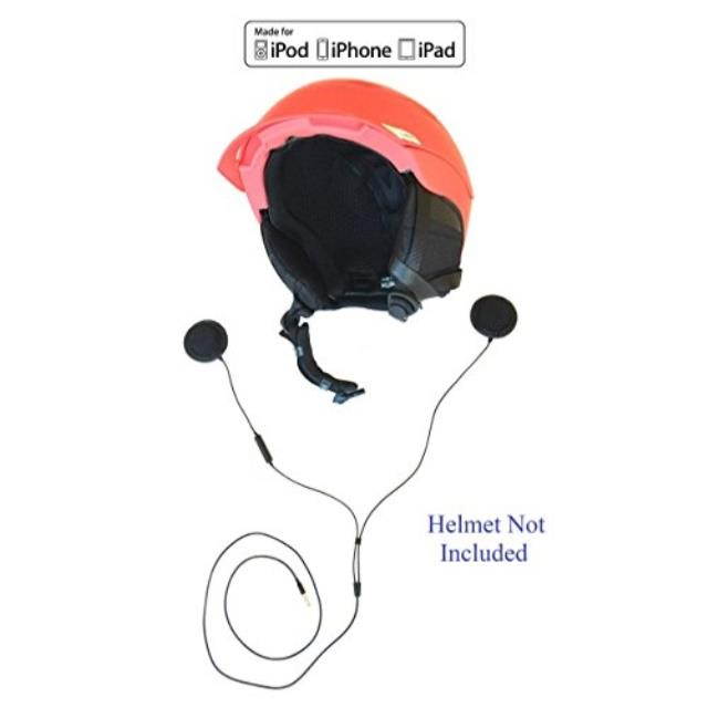 kokkia igear : mfi helmet earphones + microphone. sports/motorcycle helmet stereo earphones + microphone, remote-control for ip