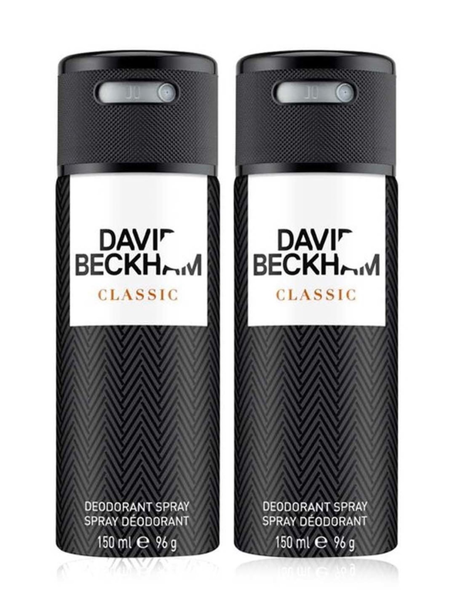 David Beckham Classic Deodorant Spray (Pack of 2)