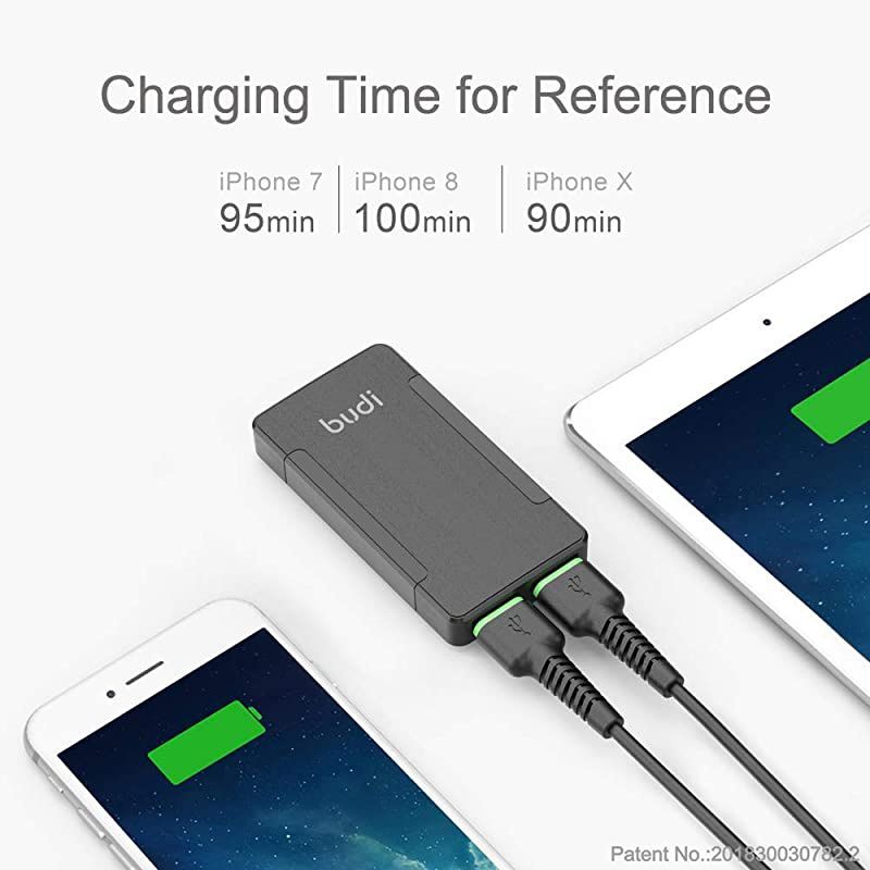 17W Extra Slim Portable Wall Charger 2-Port USB-A Charger 3.15 x 1.57 x 0.4 inches