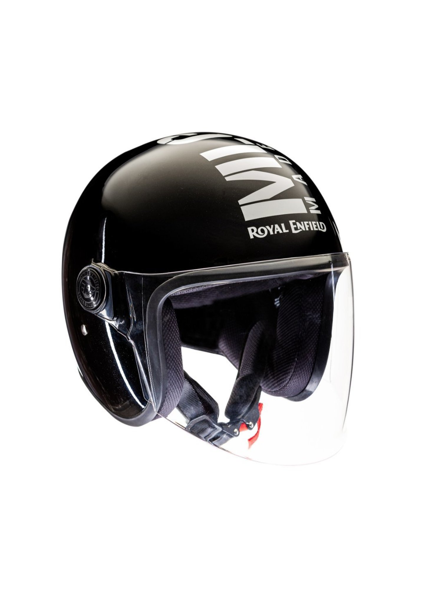 Royal Enfield Gloss Black MLG Open Face Helmet - L