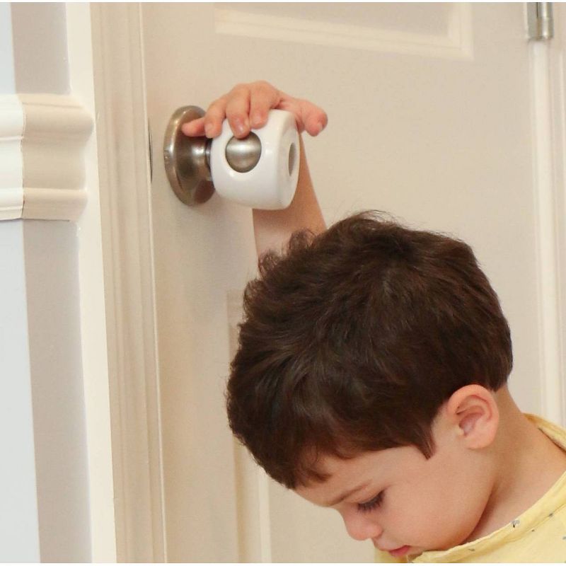 Jool Baby Door Knob Safety Covers for Child Proofing 4pk