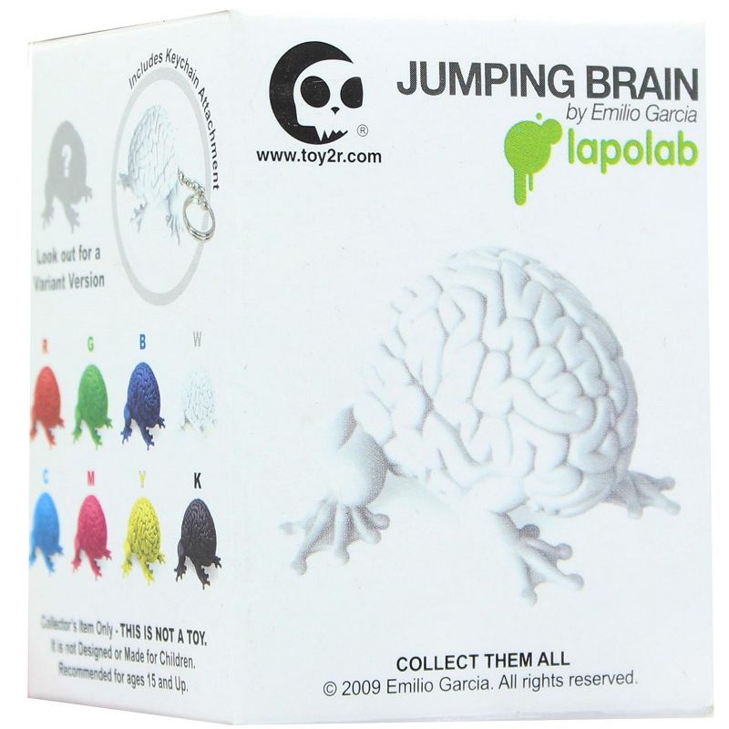 Toy2R Jumping Brain Series 2" Figure With Keychain Single Random Figure