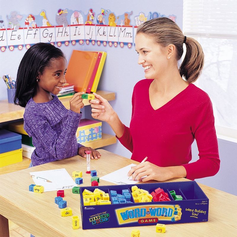 Learning Resources Word for Word Phonics Game, Word Building Game, 2-4 Player, Ages 7+