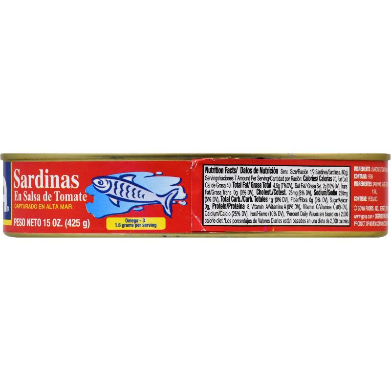 Goya Sardines in Tomato Sauce - 15oz