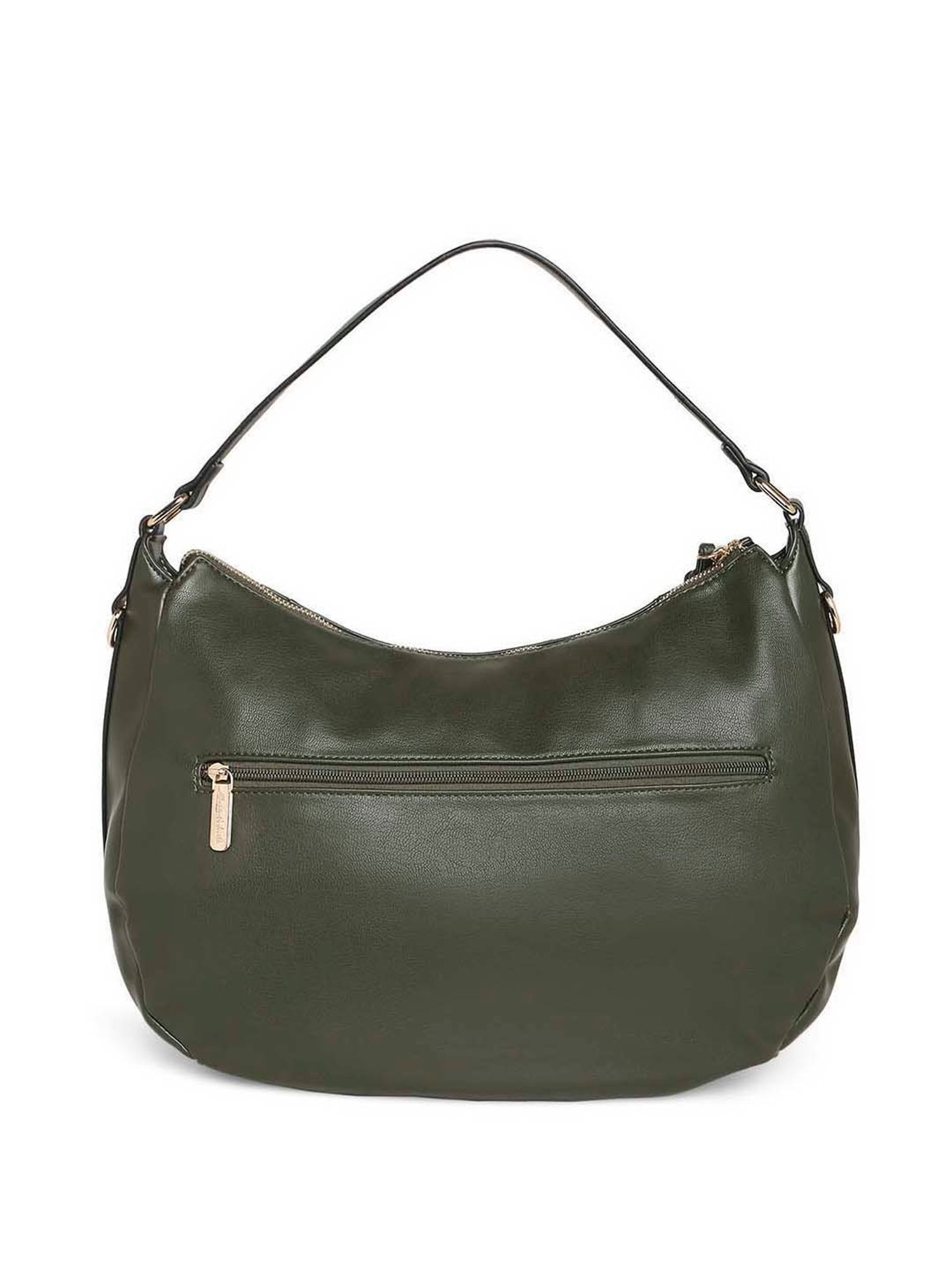 Marina Galanti Green Solid Medium Hobo Handbag