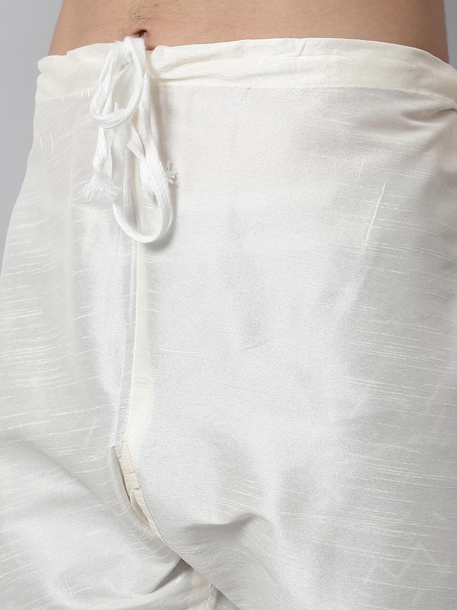 Jompers Black & White Regular Fit Embroidered Kurta Set With Jacket