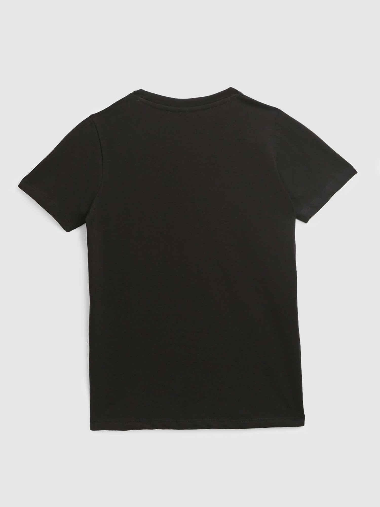 Kids Craft Black Cotton T-shirt