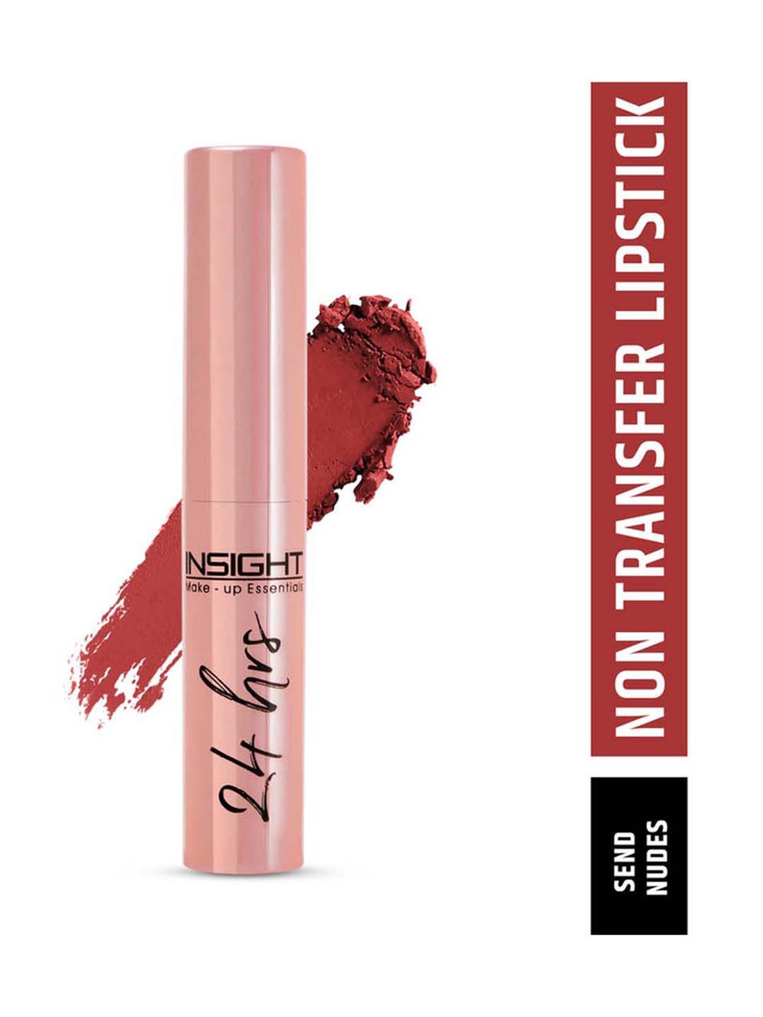 Insight Cosmetics 24 Hrs Non Transfer Matte Lipstick 6-Send Nudes - 3 gm