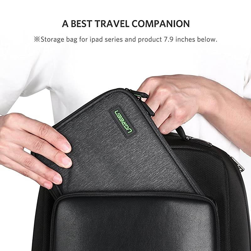Electronics Organizer Travel Cable Organizer Gadgets Bag Accessories for USB Cable Cord USB Flash Drive SD Card Hard Drive Power Bank iPad Mini Tablet