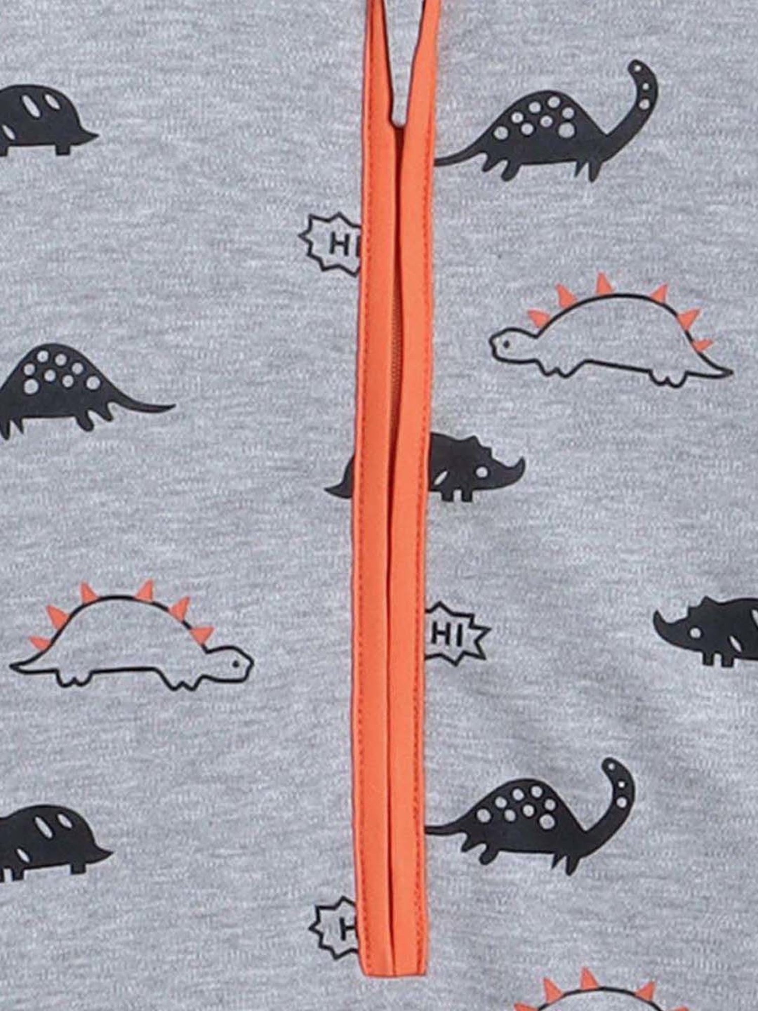 Berrytree Organic Kids Black Cotton Animals Print Rompers