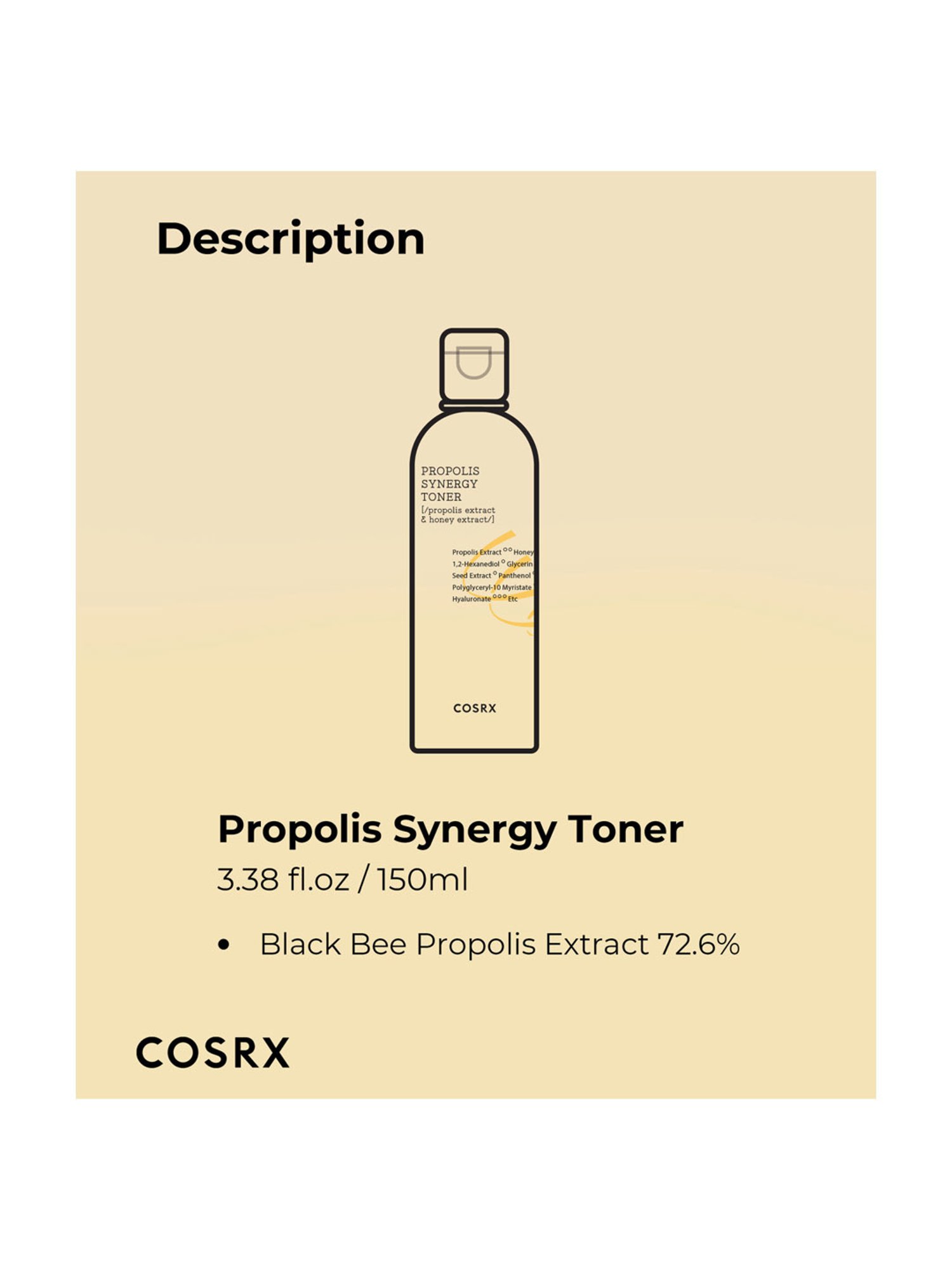 Cosrx Full Fit Propolis Synergy Toner - 150 ml