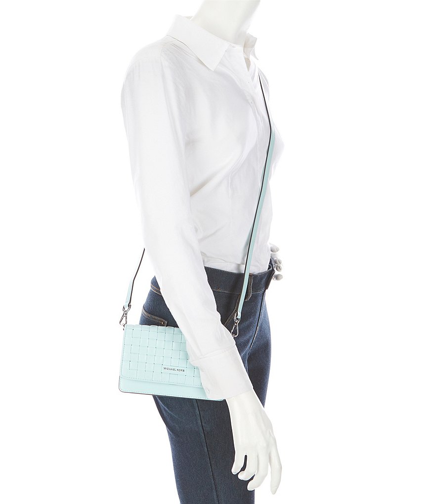 ZAC Zac Posen Belay Iridescent Saddle Crossbody Bag