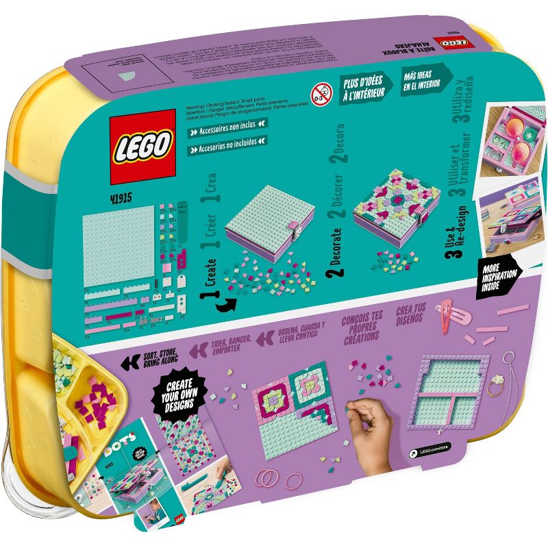 LEGO DOTS Jewelry Box Craft Decorations Art Set for Kids 41915
