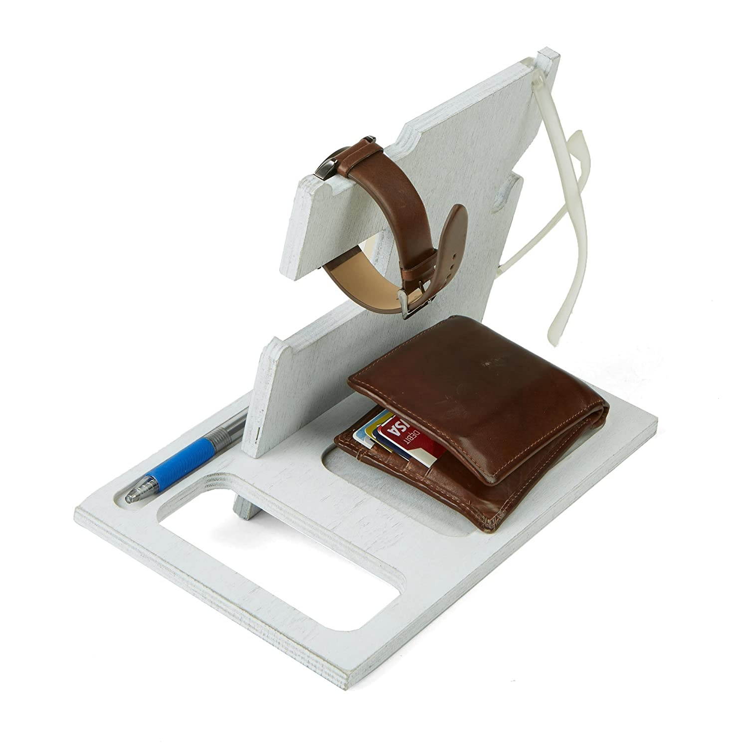 Mind Reader Phone Stand, Tablet Stand, Holder for Smartphone, Tablet, iPhone, Galaxy Note, iPad Mini Accessory Stand, Gray