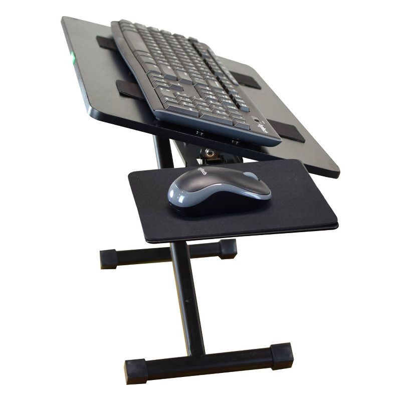 Adjustable Height Computer Keyboard Stand Black - Uncaged Ergonomics