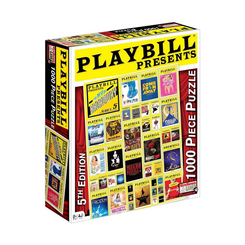 Endless Games Playbill: Best of Broadway Jigsaw Puzzle - 1000pc