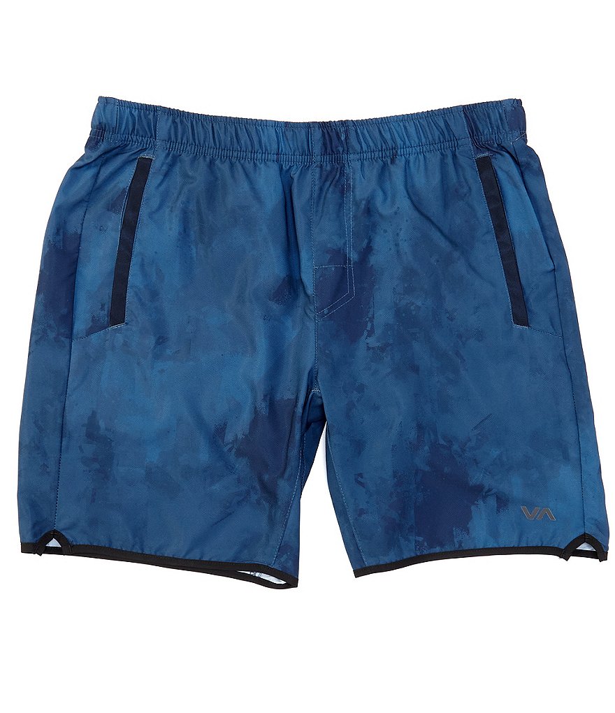 Redsand Elastic Waist Colorblock 20#double; Outseam Volley Shorts