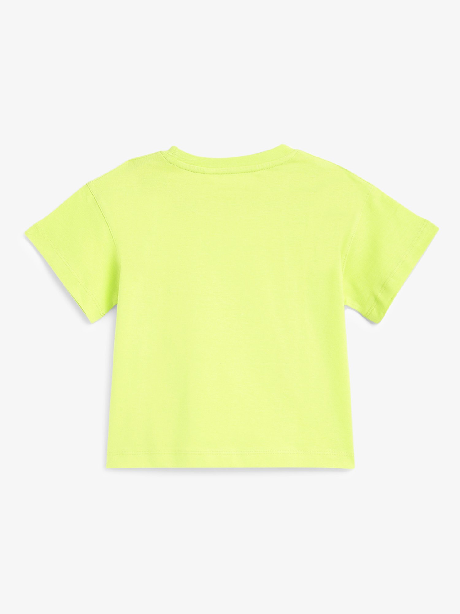 Campana Kids Lime Green Printed T-Shirt