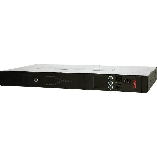 APC AP4430 Rack ATS, 200 / 208V, 20A, L6-20 in, 8 x C13, 1 x C19 out