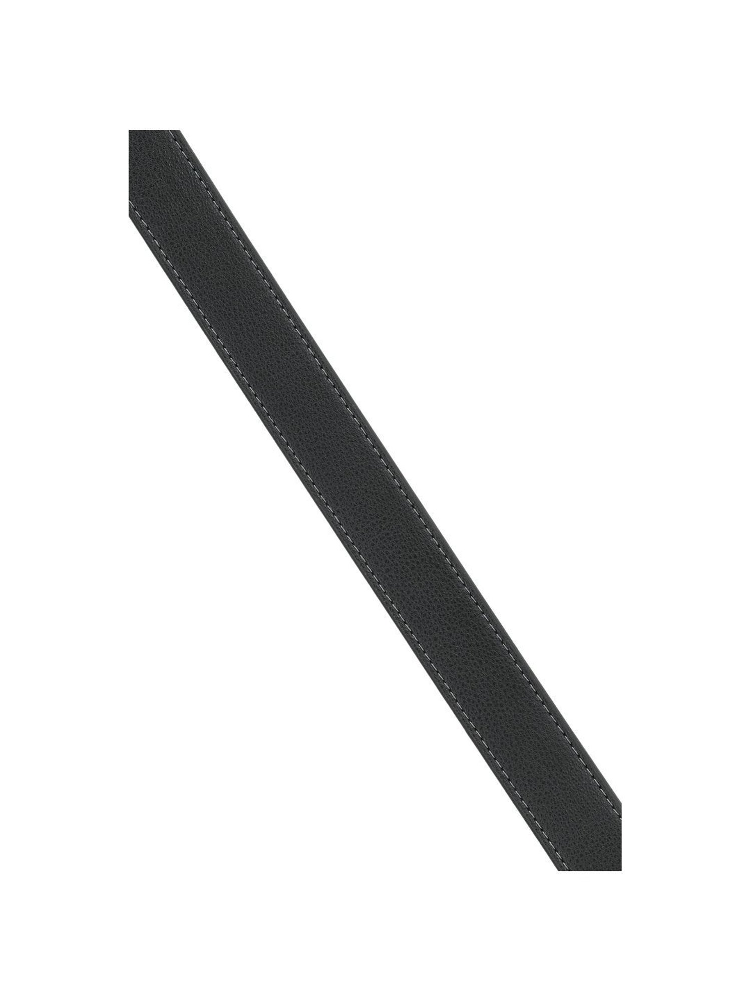 Antony Morato Black Leather Solid Waist Belt