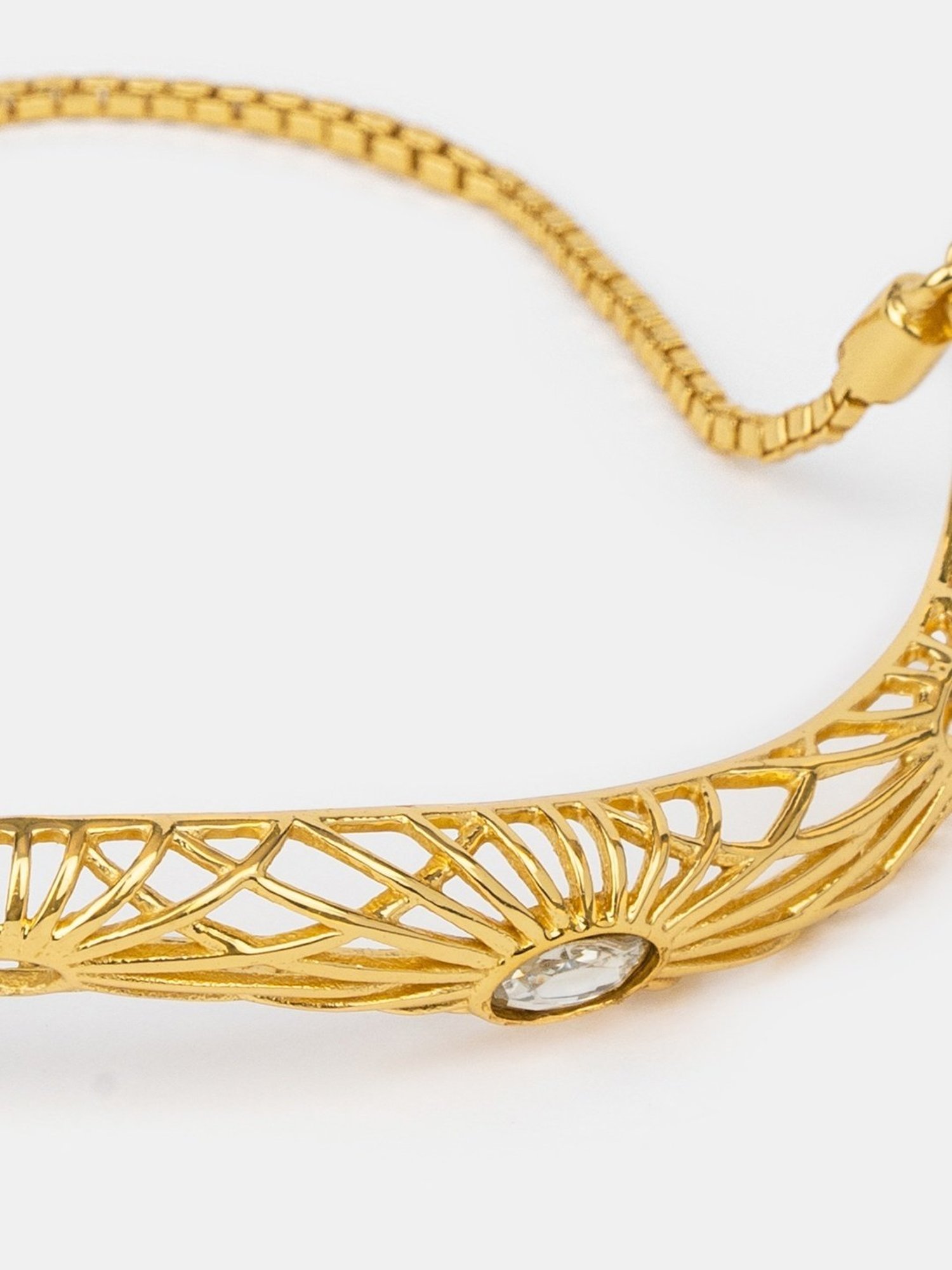 Shaya 92.5 Sterling Silver Queen of Good Advice Flexible Fit Bracelet for Women