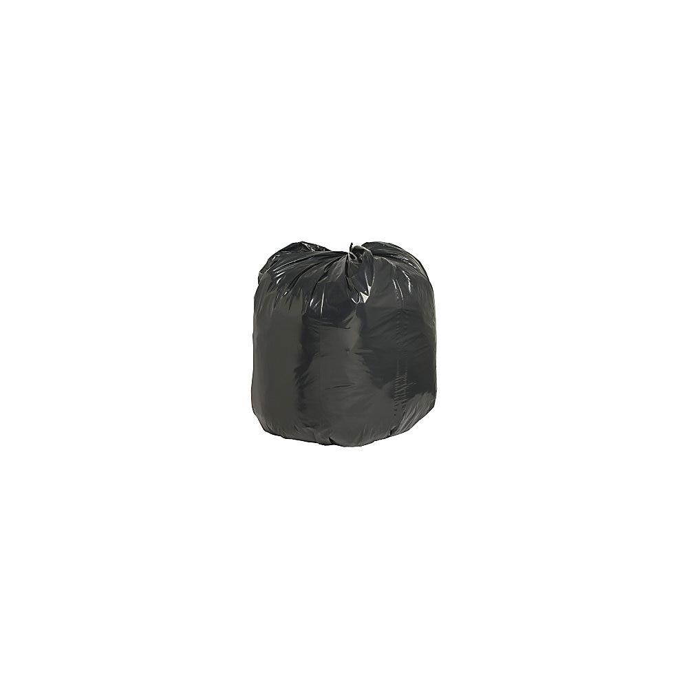 Nature Saver Trash Can Liners Rcycld 56 Gal 1.65mil 43"x48" 100/BX BK 00997