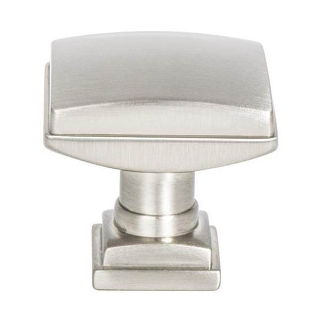 Berenson BE1272 1BPN 1.25 in. Tailored Traditional Knob, Brushed Nickel