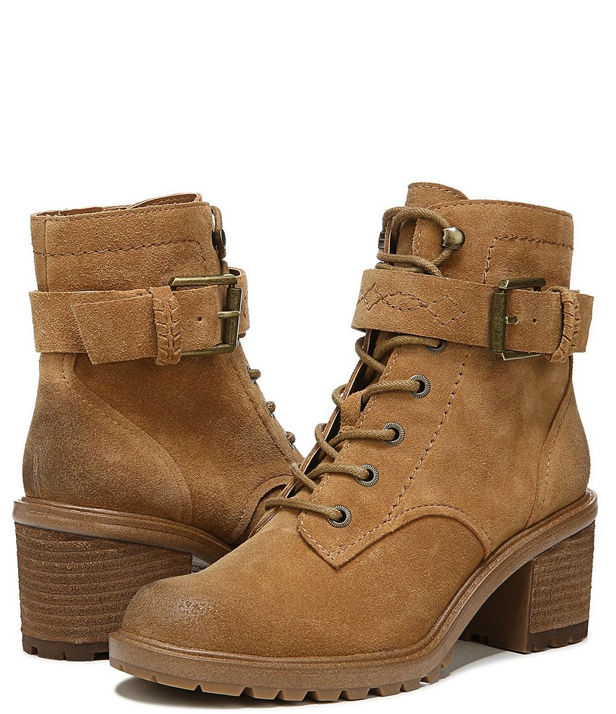 Zodiac Gemma Suede Lug Sole Booties