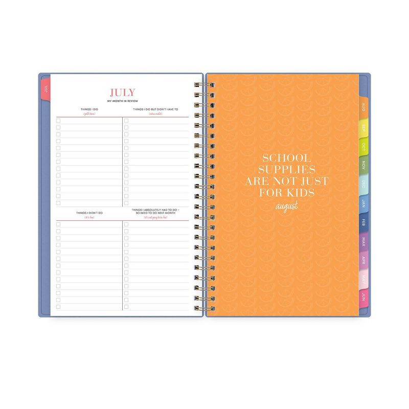 2021-22 Academic Plastic Planner 5" x 8" Weekly/Monthly Wirebound Blue - The Home Edit for Day Designer