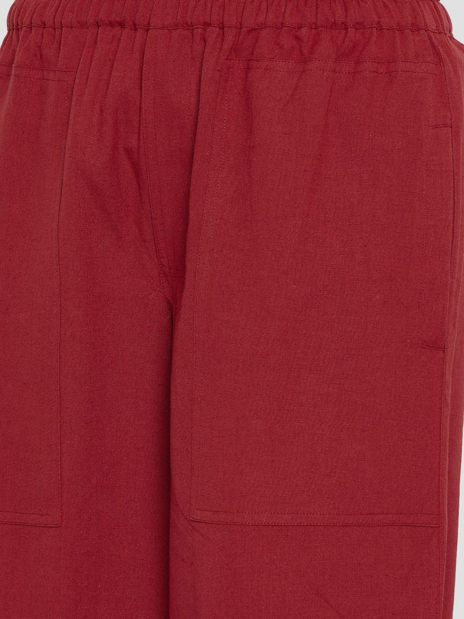 Sringam Maroon Cotton Culottes