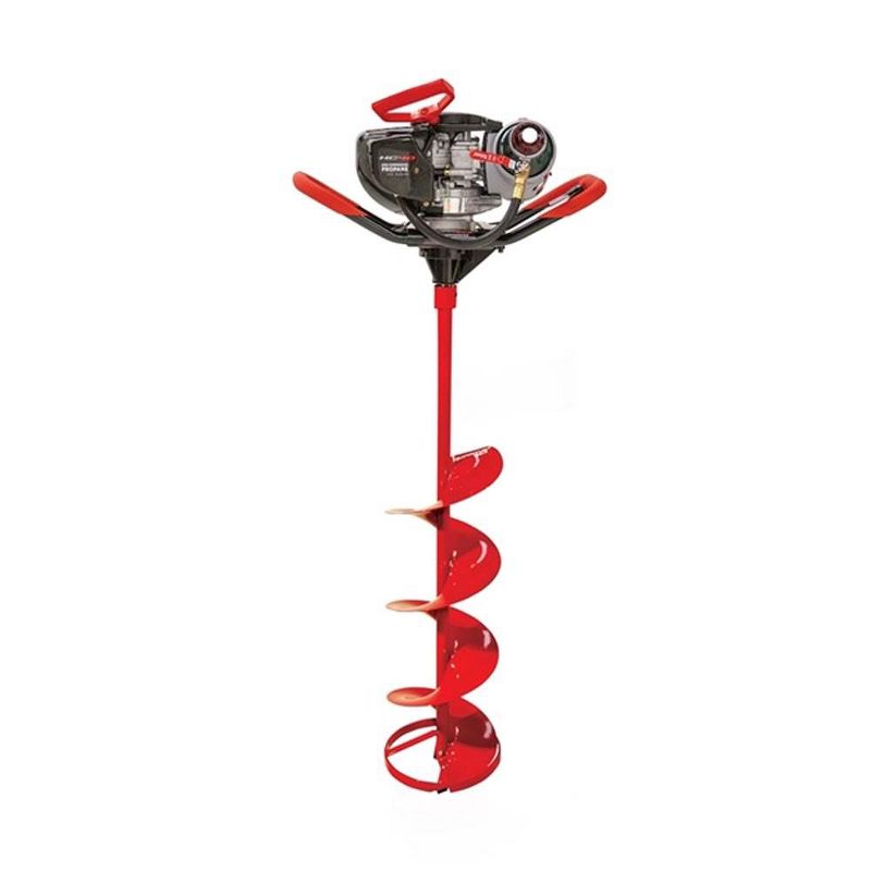 Eskimo HC40Q10 10 Inch Cutting Diameter 40cc Quantum Propane Ice Auger, Red