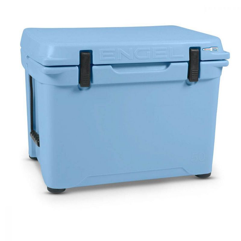Engel Coolers 48 Quart 60 Can High Performance Roto Molded Cooler, Arctic Blue
