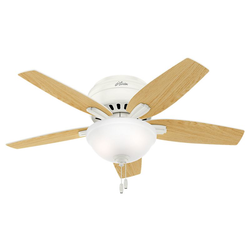 42" Newsome Low Profile Ceiling Fan White (Includes Energy Efficient Light) - Hunter