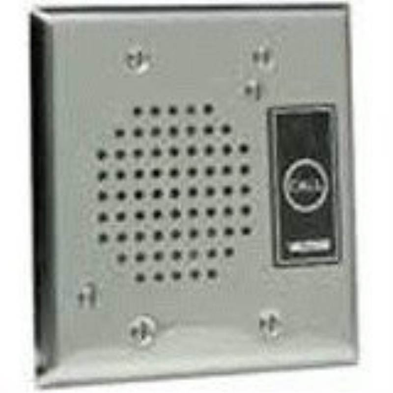 Doorplate Spkr- Flush w/LED (Stainless)