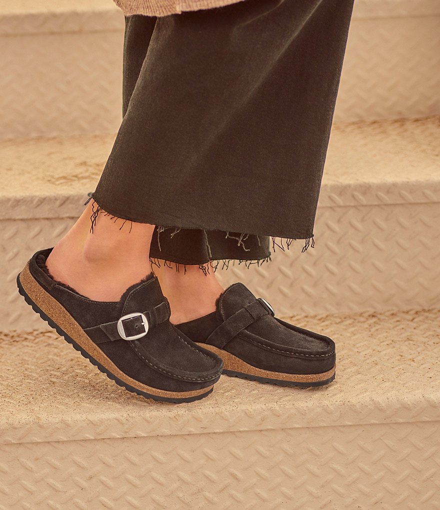Birkenstock Women's Buckley Shearling Clogs