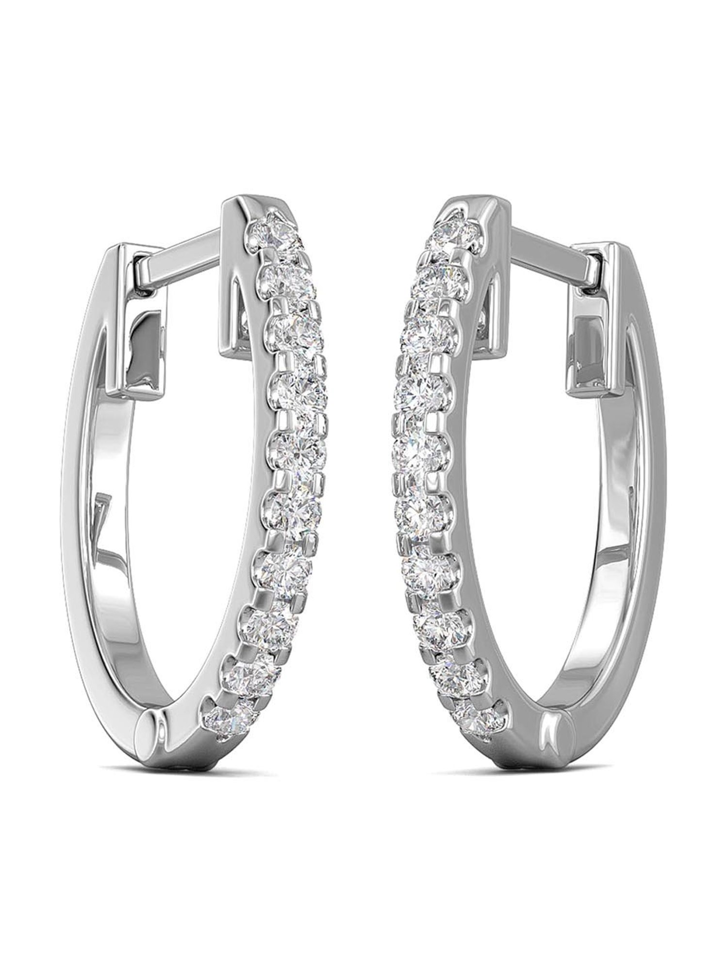 Joyalukkas 950 Platinum & Diamond Earrings for Women