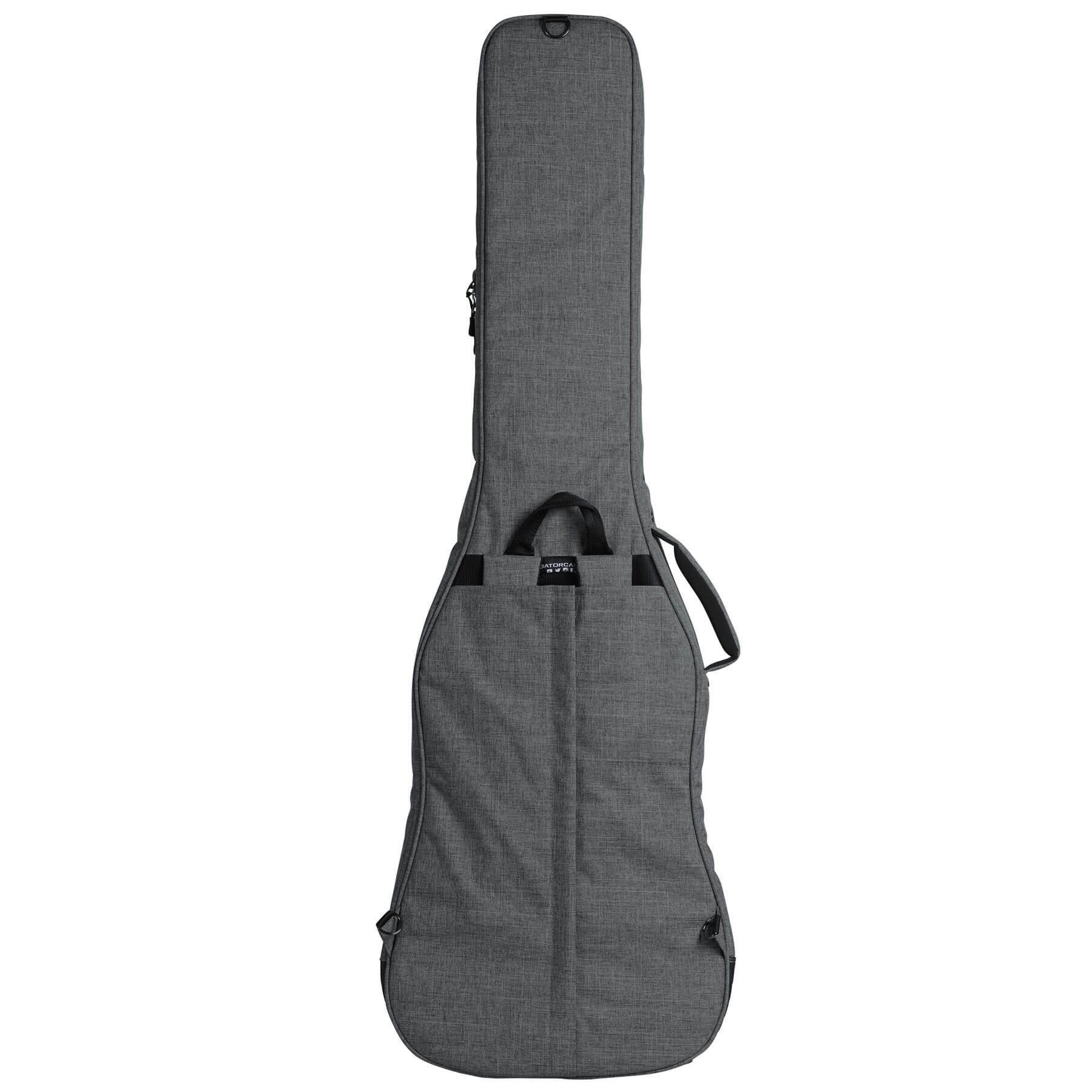 Gator GT-BASS-GRY Transit Bass Guitar Bag, Light Grey