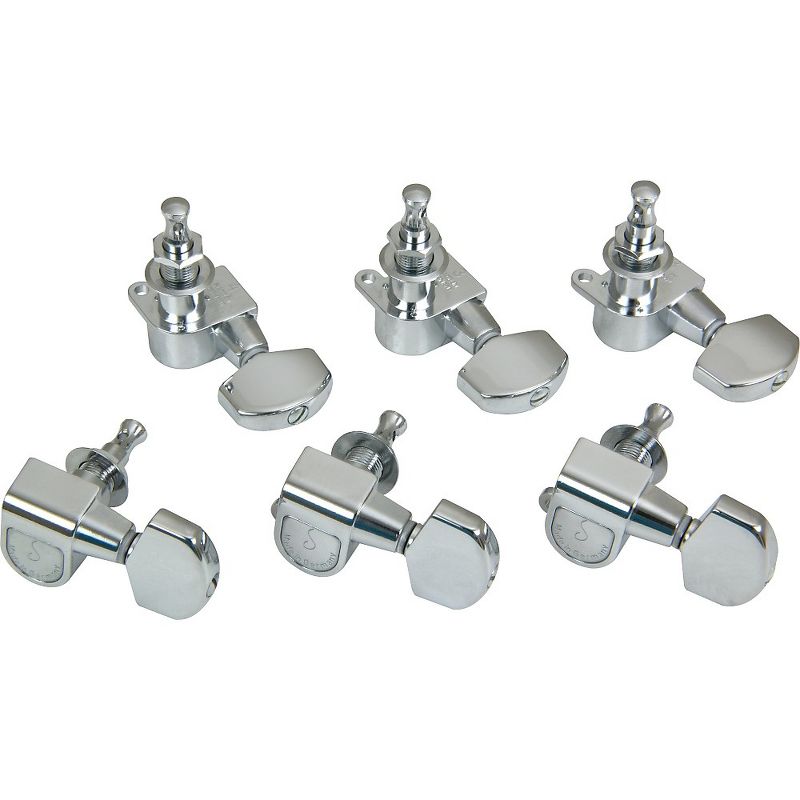 Schaller M6A Tuning Machine Heads 3 Per Side Chrome