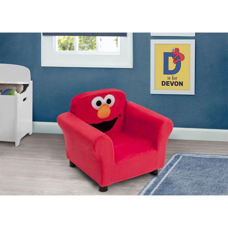 Sesame Street Elmo Upholstered Chair - Delta Children