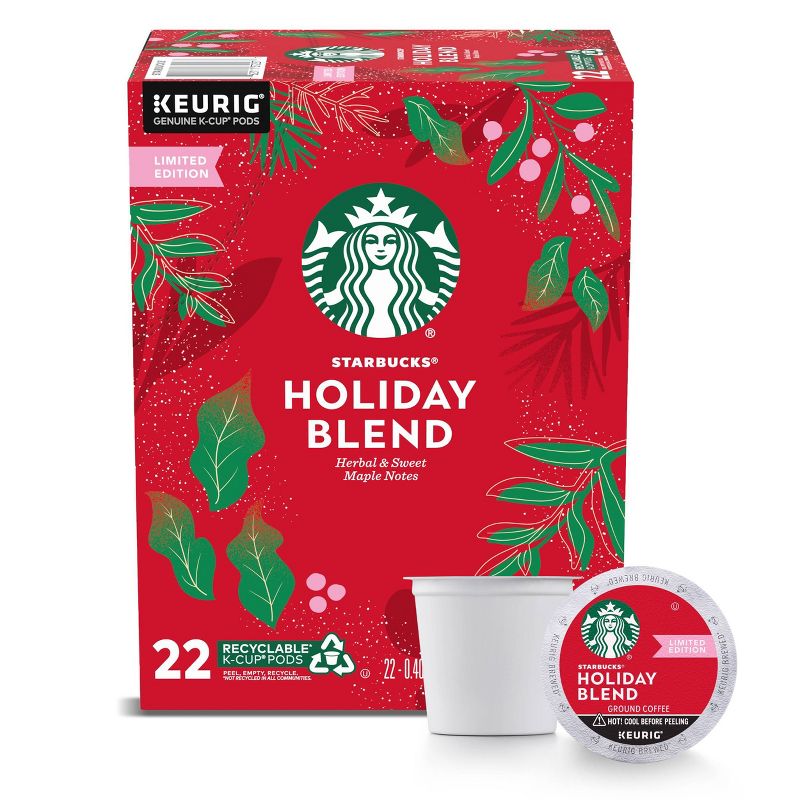 Starbucks Keurig K-Cup Holiday Blend - 22ct/8.9oz - Medium Roast