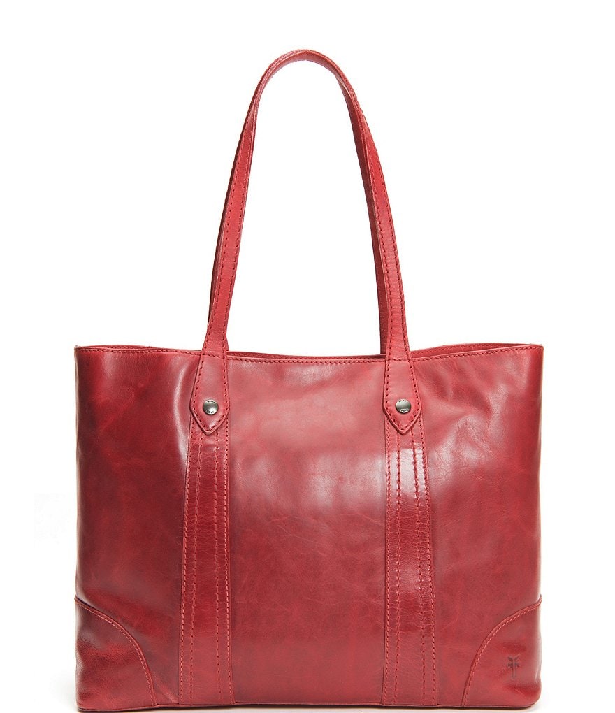 Frye Melissa Washed Leather Shopper Tote Bag