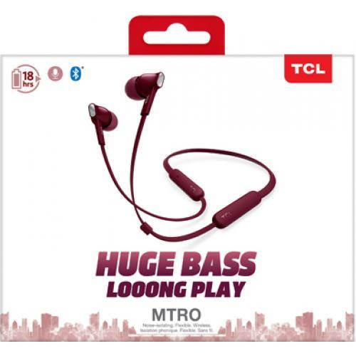 TCL MTRO100BTRD-NA MTRO100 Bluetooth Headphones