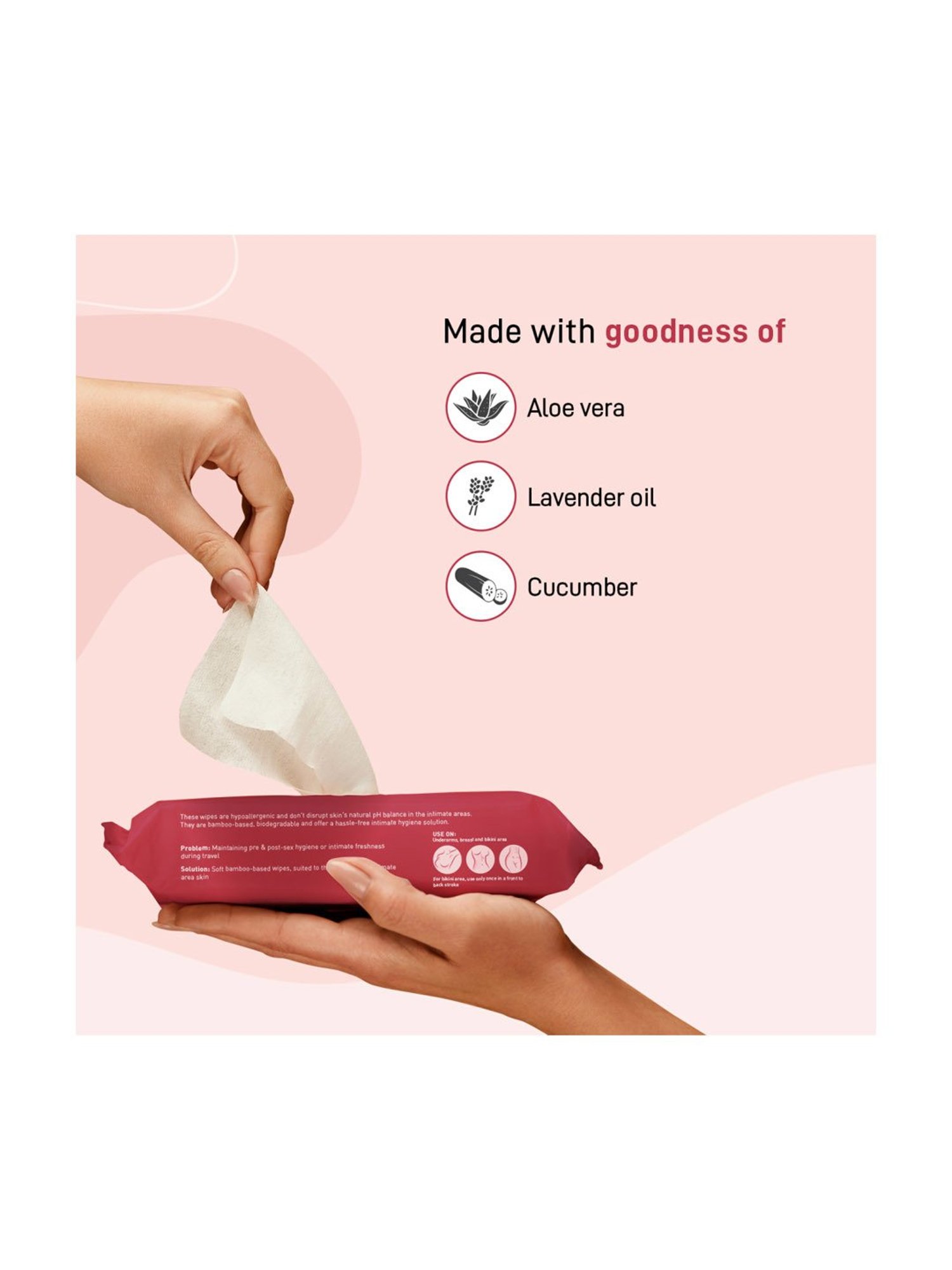 Sirona Intimate Wet Wipes - 10 Wipes (1 Pack - 10 Wipes Each)