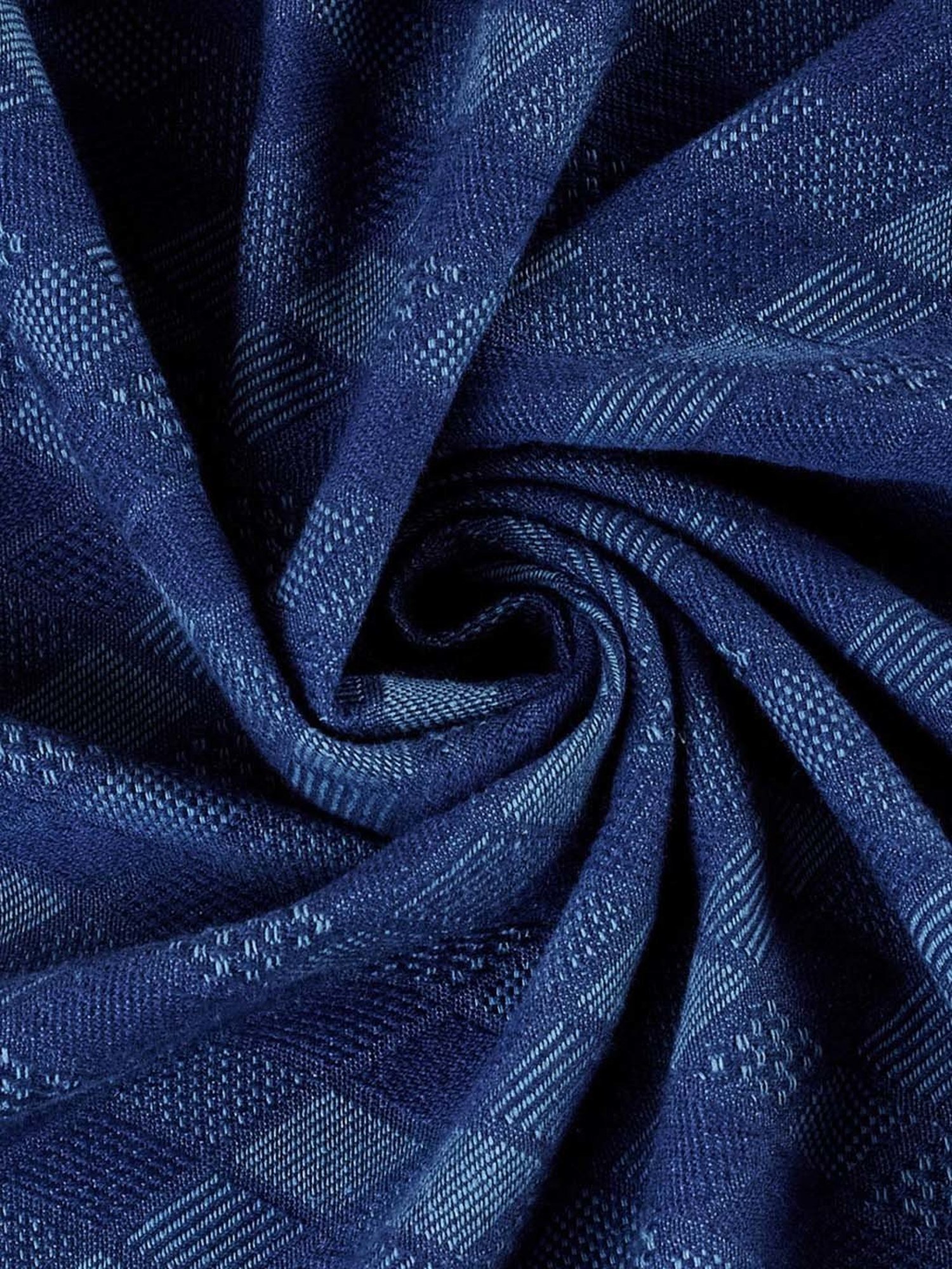 Fabindia Akira Indigo Cotton Table Cover