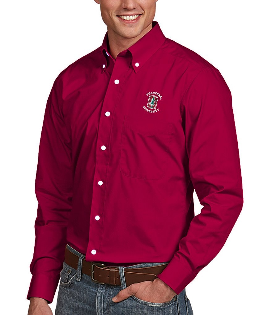 Antigua NCAA Dynasty Long-Sleeve Woven Shirt