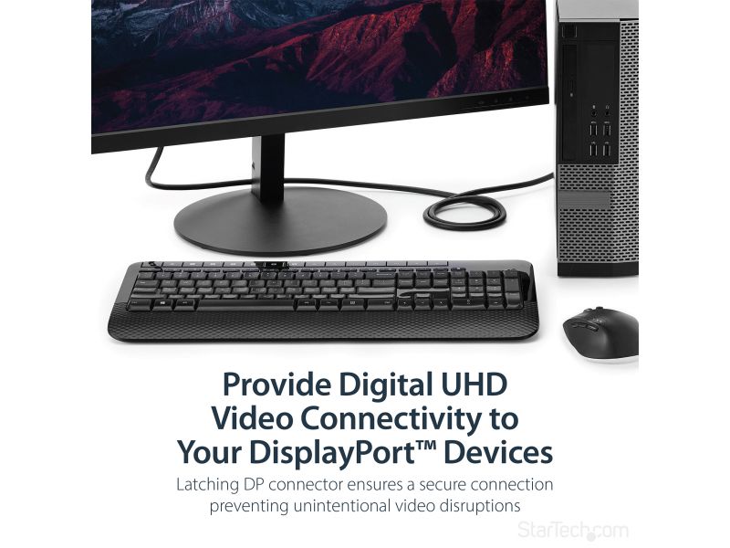 DisplayPort Cable with Latches MM DP to DP 1080p 50ft P580050